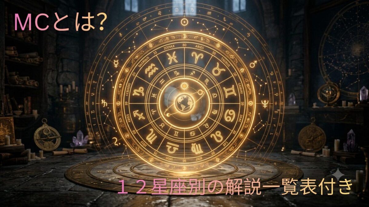 MCとは？１２星座別の解説一覧表付きのアイキャッチ画像